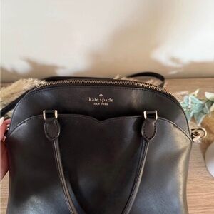 Kate Spade Black Leather Shoulder Bag